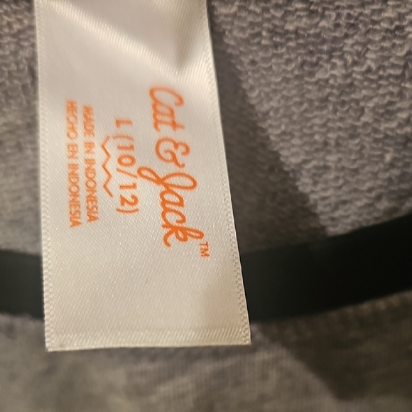 Cat & Jack Gray and Black Long Sleeve Tees - Picture 2 of 8